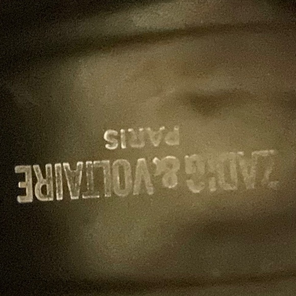 Zadig & Voltaire Cara Studded Ankle Boots Red Western Rockabilly  sz  38EU/7US - Picture 12 of 16